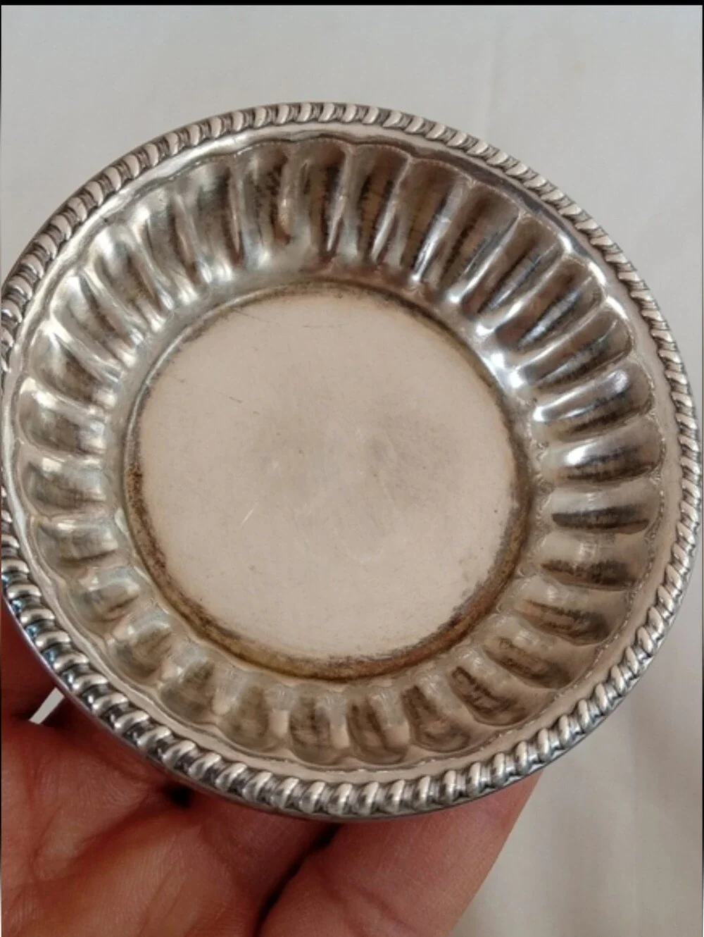 Antique Silver Cute Bowl.